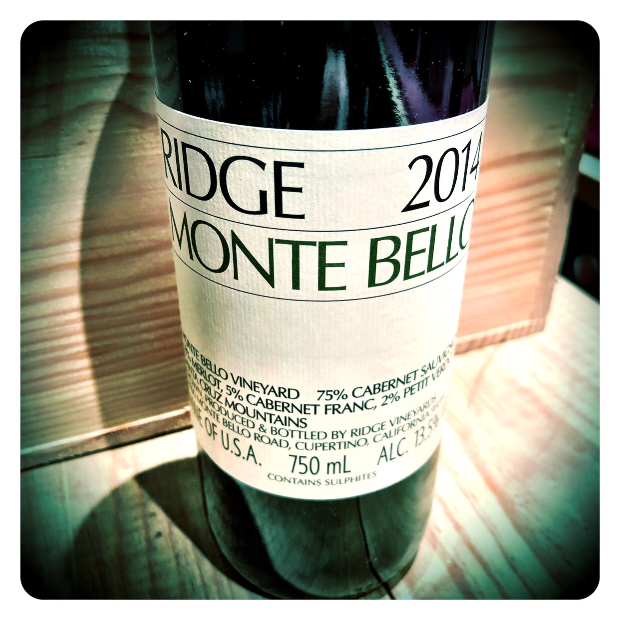 Ridge Monte Bello: One of The World's Most Legendary Red Wines